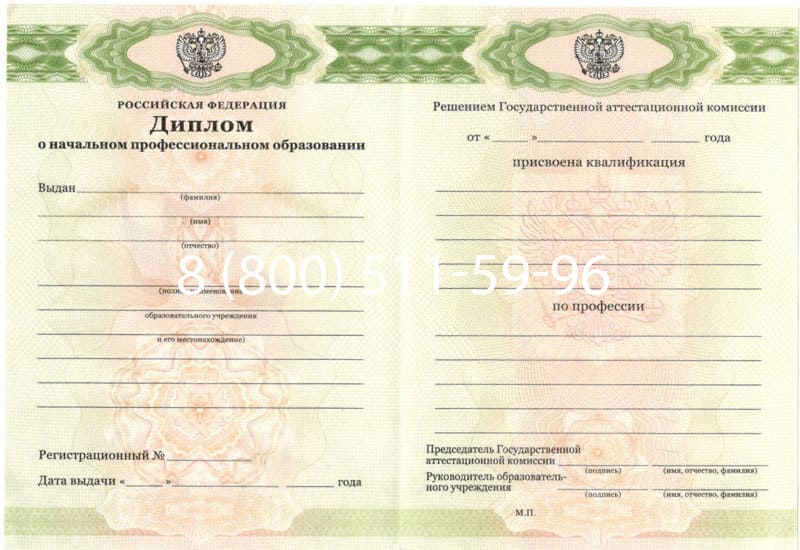 Купить Диплом о начальном образовании 2010-2024 годов в Березниках Купить Диплом о начальном образовании 2010-2024 годов в Березниках